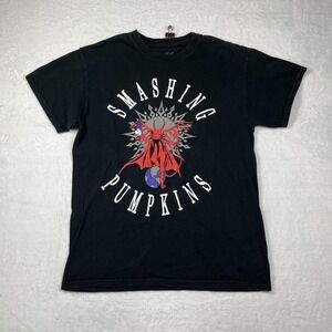 Smashing Pumpkins T Shirt Mens M Black Cotton‎ Devil Mission To Mars Crew Neck